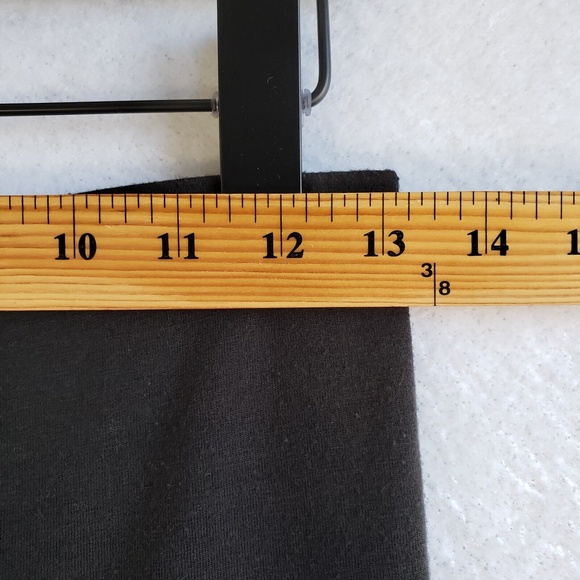 Fire Los Angeles Women's Midi Skirt Pull On Size Medium Black Stretch Straight - Picture 6 of 8